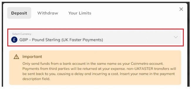 How to Deposit and Trade Crypto on Coinmetro