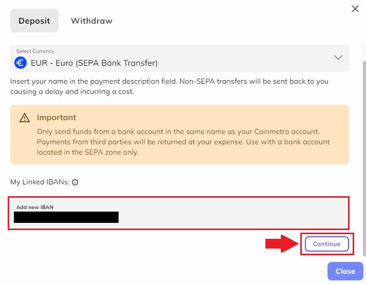 How to Deposit into Coinmetro How to Deposit into Coinmetro