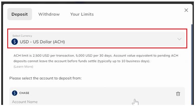 Paano Magdeposito/Mag-withdraw ng USD sa Coinmetro