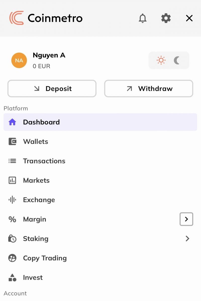 How to Sign Up and Login to a Coinmetro account