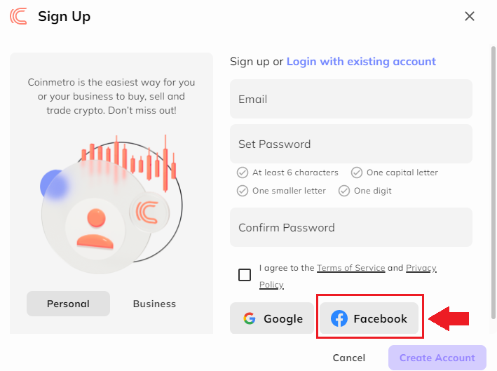 How to Sign Up and Login to a Coinmetro account