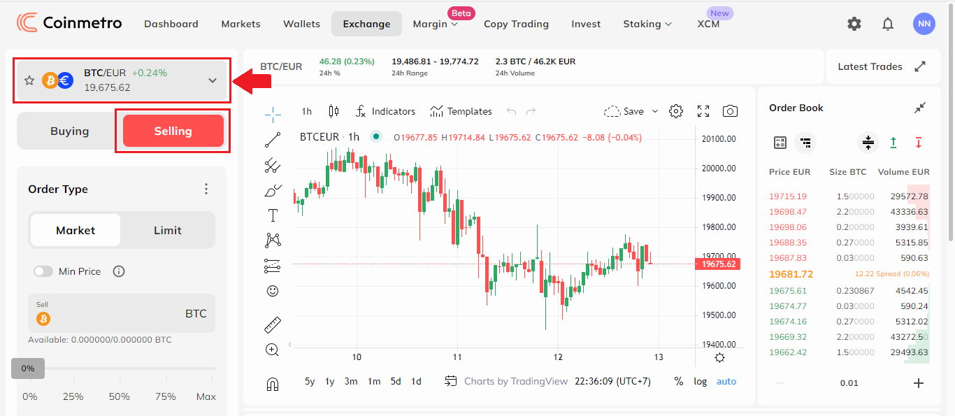 How to Login and start Trading Crypto on Coinmetro